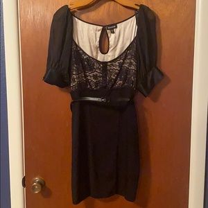 Black bodycon bebe dress